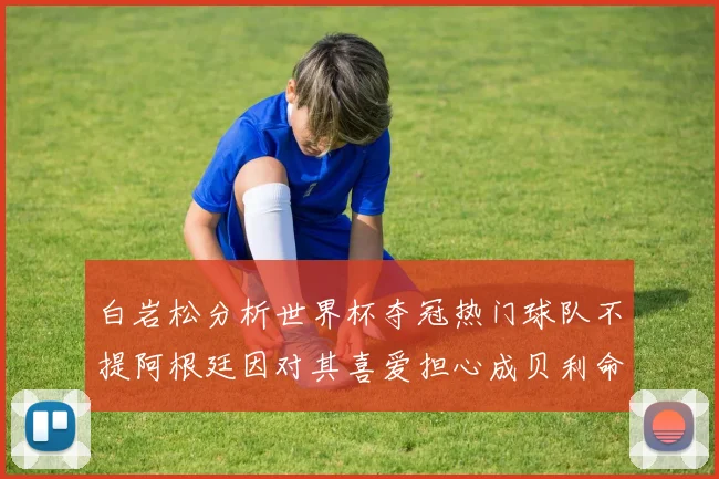 白岩松分析世界杯夺冠热门球队不提阿根廷因对其喜爱担心成贝利命运